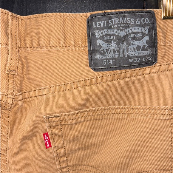 🐴 Levi’s 514 32x32 Tan Khaki Jeans - Picture 3 of 13